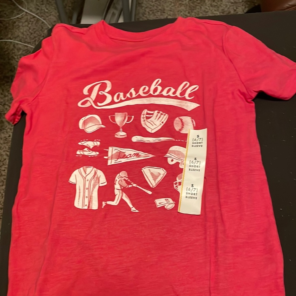 Cat & Jack boys baseball t shirt